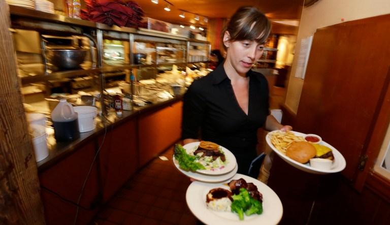 Labor groups have popularized the idea that tip-pooling regulations will cause restaurant owners to pocket tips instead of redistributing them. (AP Photo/Ted S. Warren)