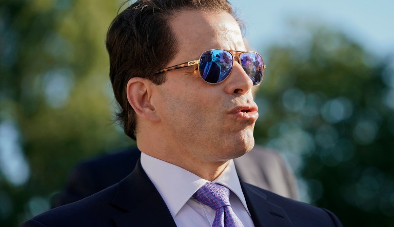 Angry about his financial disclosures going public, Scaramucci threatened Priebus late Wednesday night. (AP Photo/Pablo Martinez Monsivais)