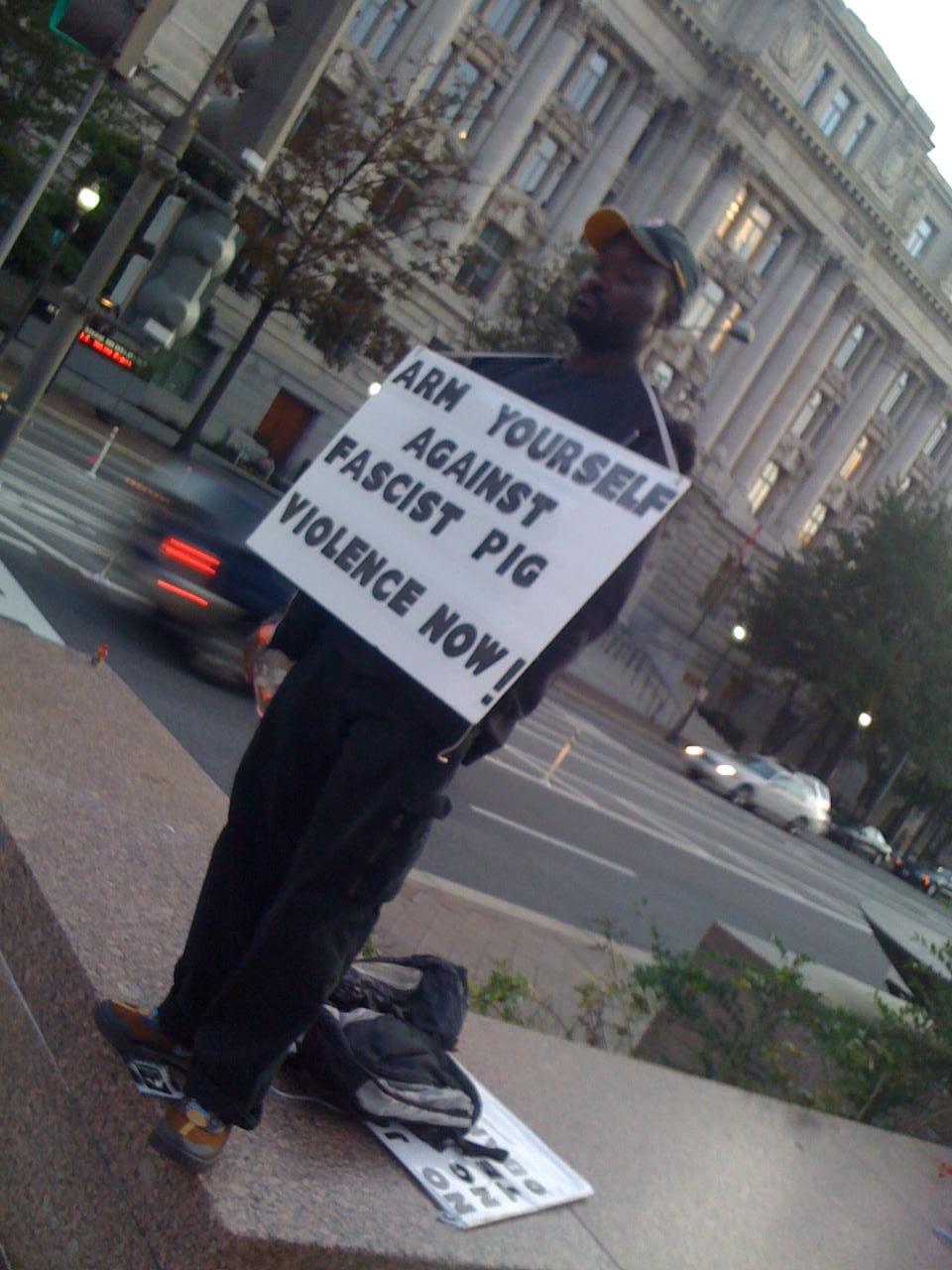 From the DC protest