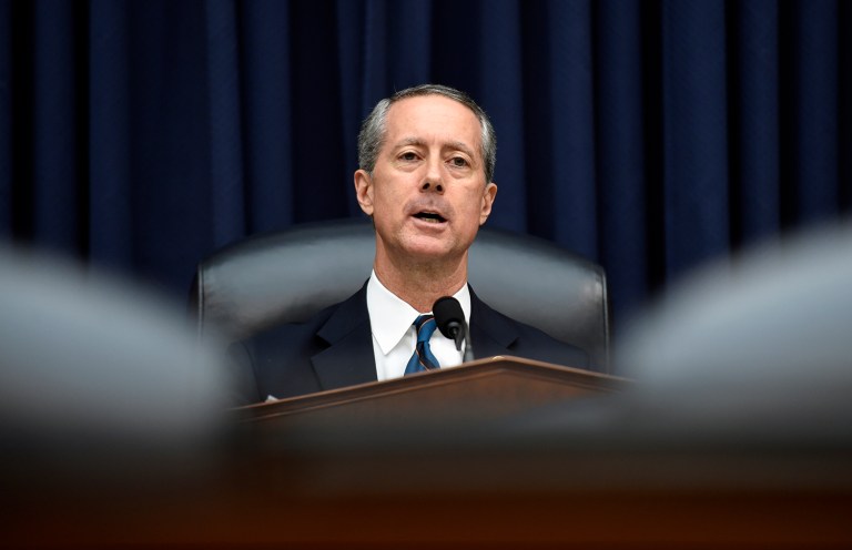 House Armed Services Committee Chairman Rep. Mac Thornberry pressed top military leaders on the administration's strategy to defeat the Islamic State on Tuesday morning. (AP Photo/Susan Walsh)