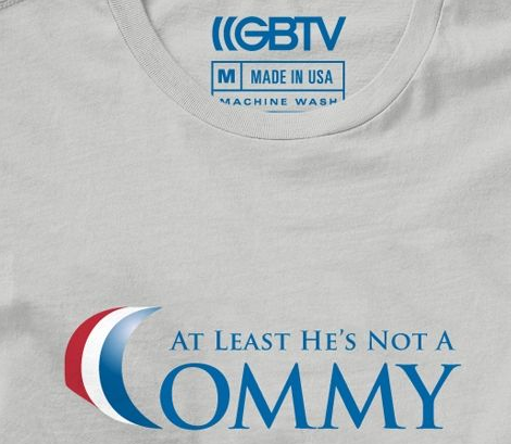 Glenn Beck selling Romney ‘not a commy’ T-shirts