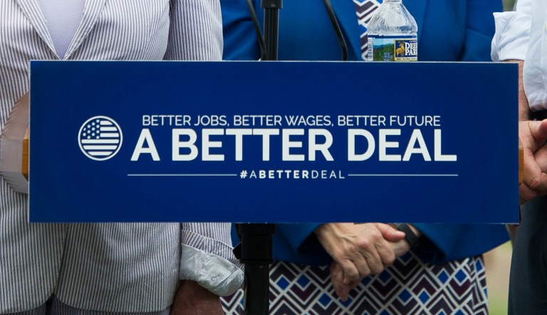 Twitter users on Wednesday proposed several new slogans for the Democratic Party after its new 