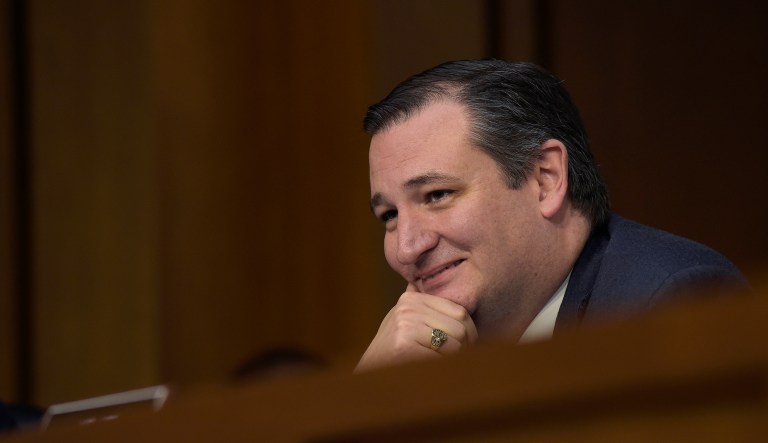 Cruz lost the May 3, 2016 primary to President Trump, who received 587,710 votes to the Texas lawmaker's 404,332 votes. (AP Photo/Susan Walsh)