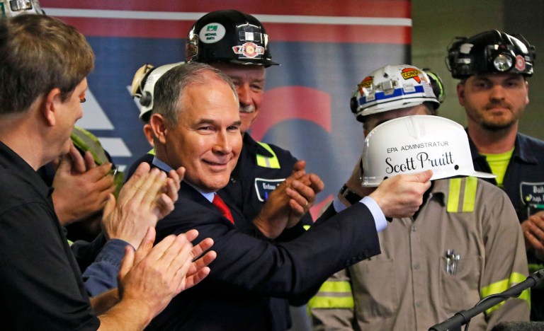 Critics had underscored proposed cuts to the EPA budget as a serious problem in managing the cleanup effort. (AP Photo/Gene J. Puskar)