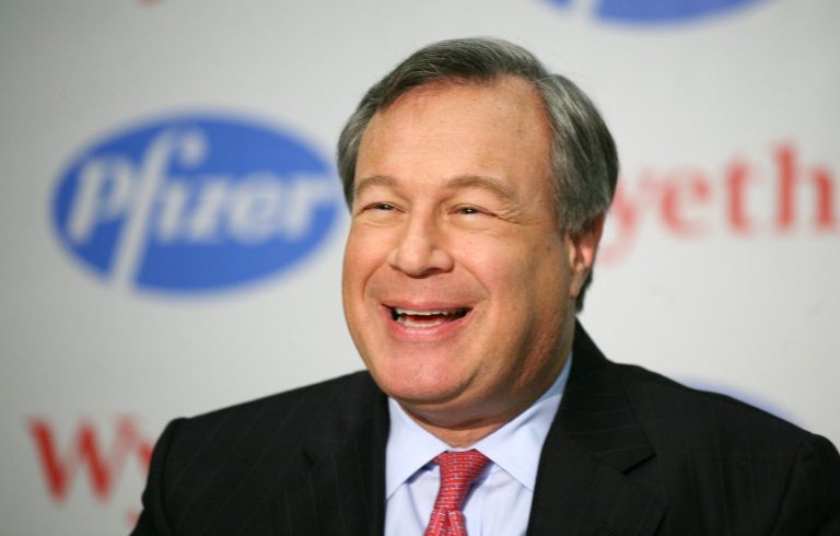 Obama donor Jeffrey Kindler, shown here in 2009, was Pfizer's CEO during the Obamacare debate. In a corporate filing, the company justified a salary increase by pointing to his Obamacare lobbying.ÃÂ (AP Photo/Mark Lennihan)