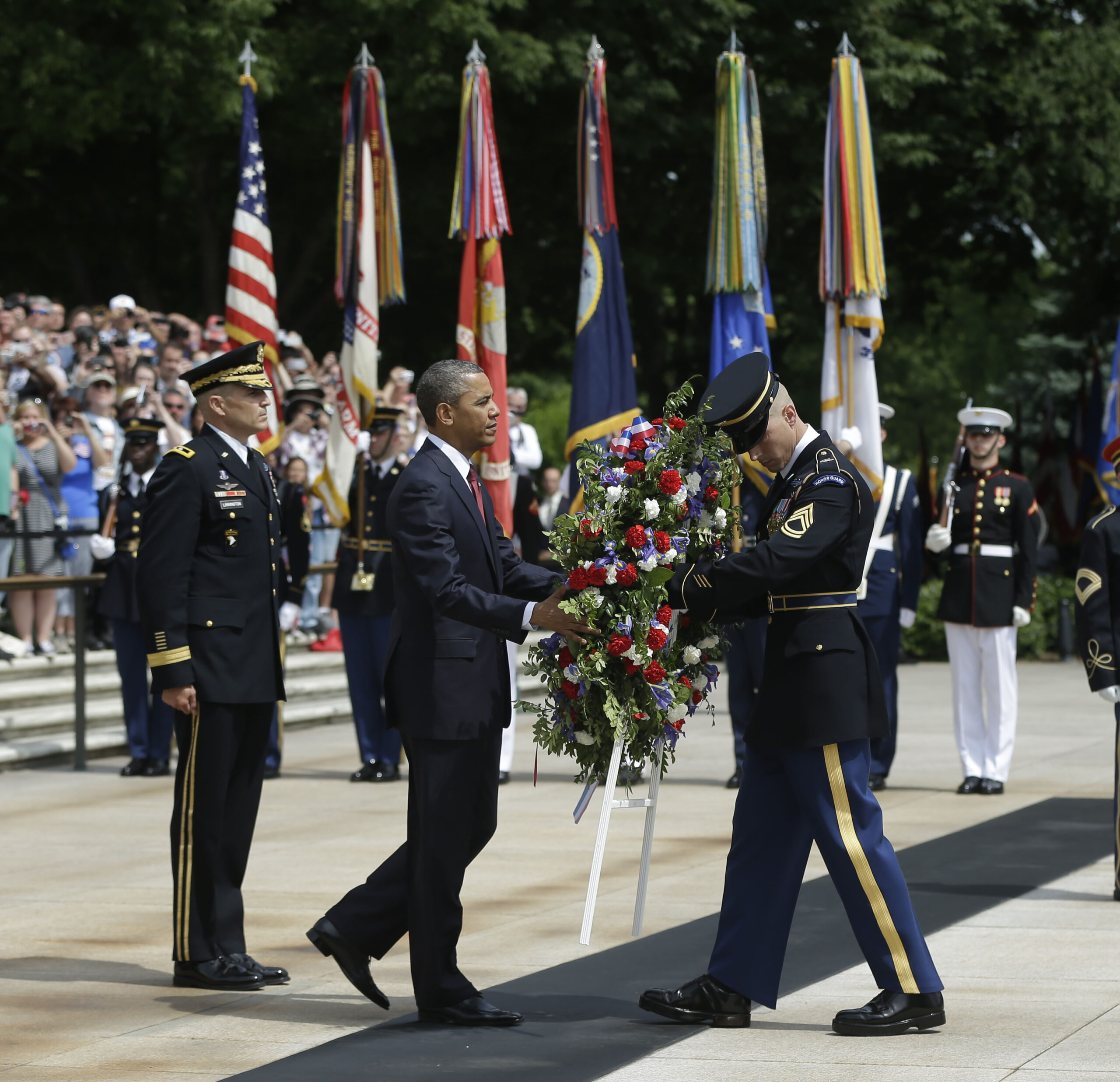 Americans gather to honor fallen service members