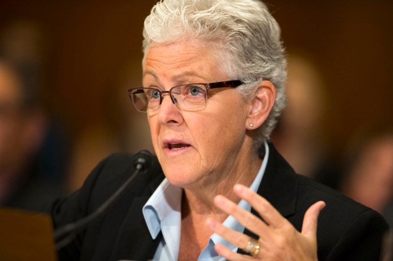 EPA Administrator Gina McCarthy told the House Committee on Agriculture that she believed former EPA Region 5 Administrator Susan Hedman's decision to resign was courageous. (AP Photo/Evan Vucci)