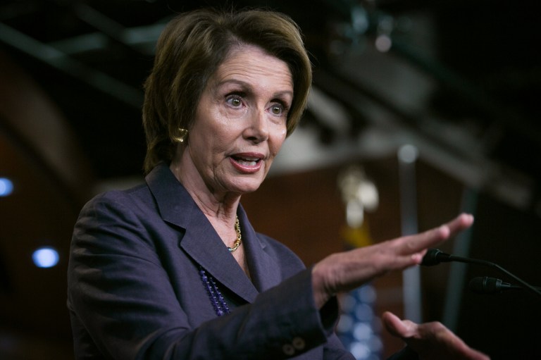 House Minority Leader Nancy Pelosi, D-CA, held a press conference on Wednesday where she spoke about the Affordable Care Act website problems. (Graeme Jennings/Washington Examiner)
