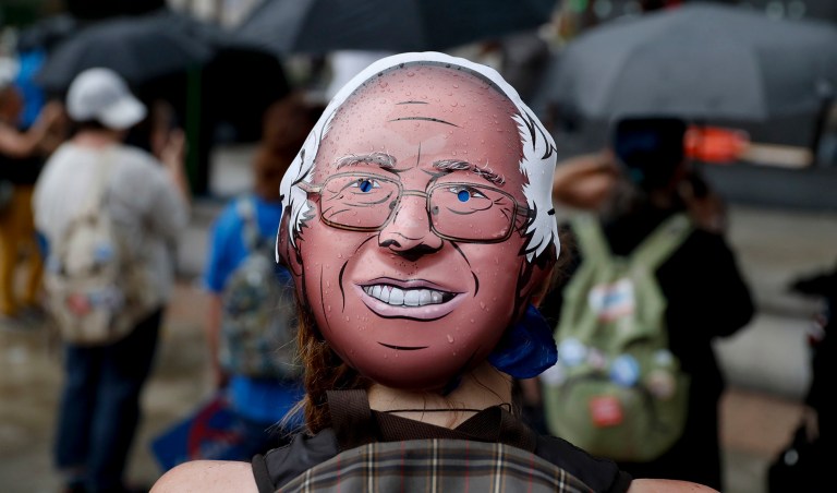 Former surrogates of Sen. Bernie Sanders are renewing calls for changes at the DNC after Donna Brazile's big reveal about Hillary Clinton's takeover of the organization. (AP Photo/John Minchillo)