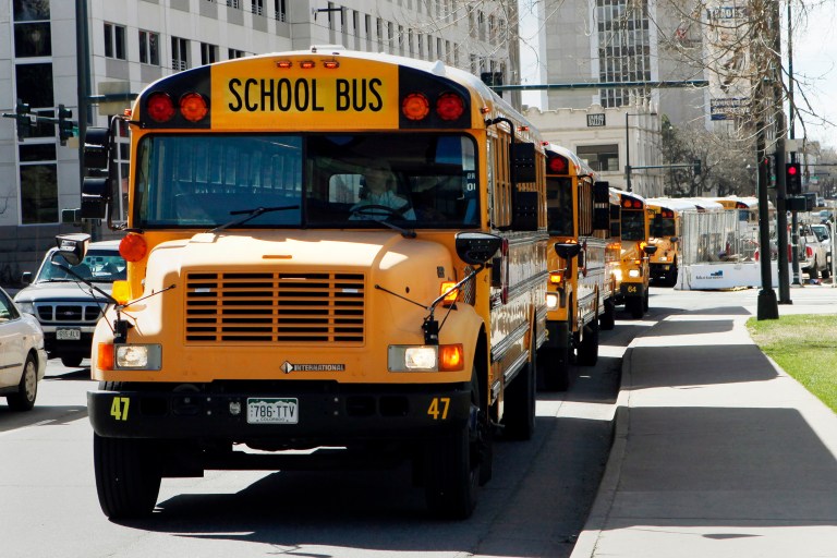 In Denver, 14 percent of students from low-income families enrolled in college. That's disappointingly low, but it's much preferable to the five percent number for the rest of the state. (AP Photo/Ed Andrieski)