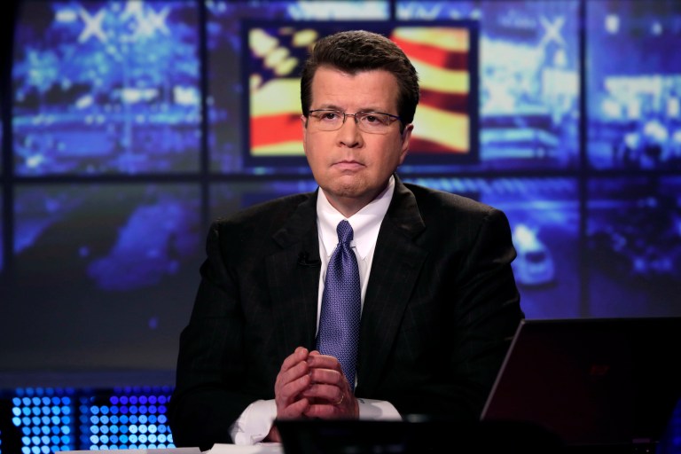 Cavuto seemed to delight in CNN's recent clash with President-elect Trump. (AP Photo/Richard Drew)