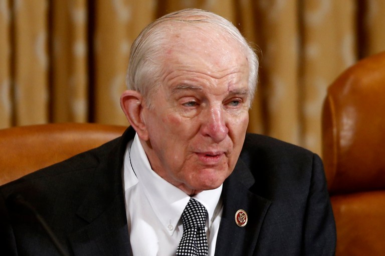 Social Security subcommittee chairman Sam Johnson introduced a reform plan that would seek to shore up Social Security's finances without tax cuts by raising the retirement age to 69. (AP Photo/Charles Dharapak, File)