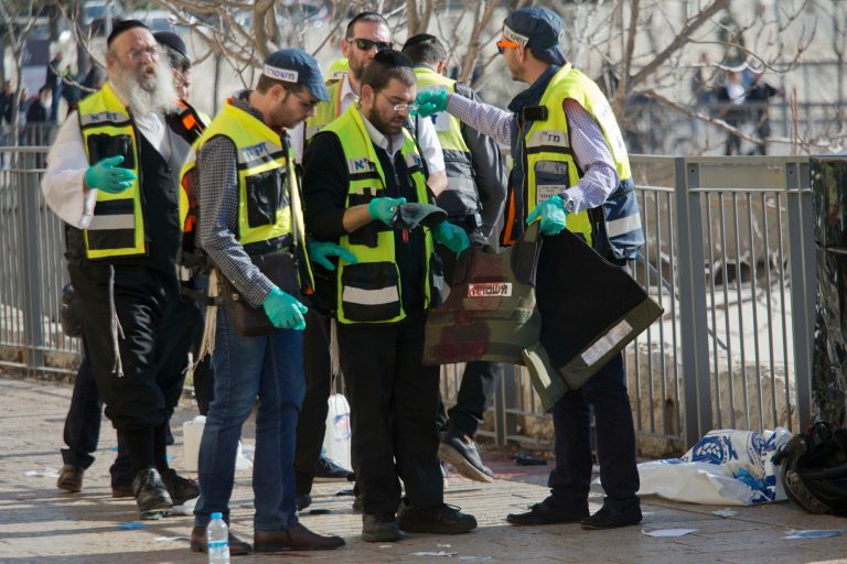 Though the AP story gets the details of the latest Palestinian attack correct, the headline is for some reason vague and misleading. (AP Photo)