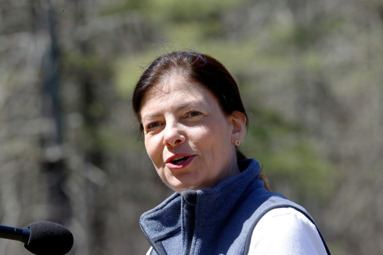 New Hampshire Sen. Kelly Ayotte said Wednesday she will support Donald Trump. (AP Photo/Jim Cole)