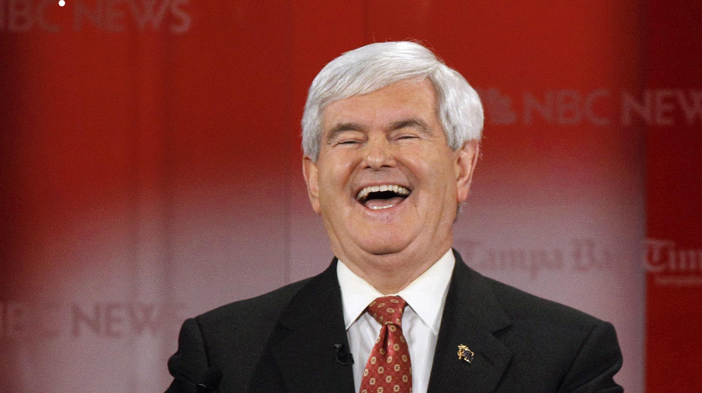 Team Newt’s post-debate stunt