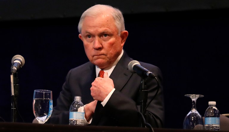 Scholars have mixed views on whether Michael Flynn's guilty plea is bad news for Attorney General Jeff Sessions, who allegedly lied to Congress about his contacts with former Russian Ambassador Sergey Kislyak. (AP Photo/Carolyn Kaster)