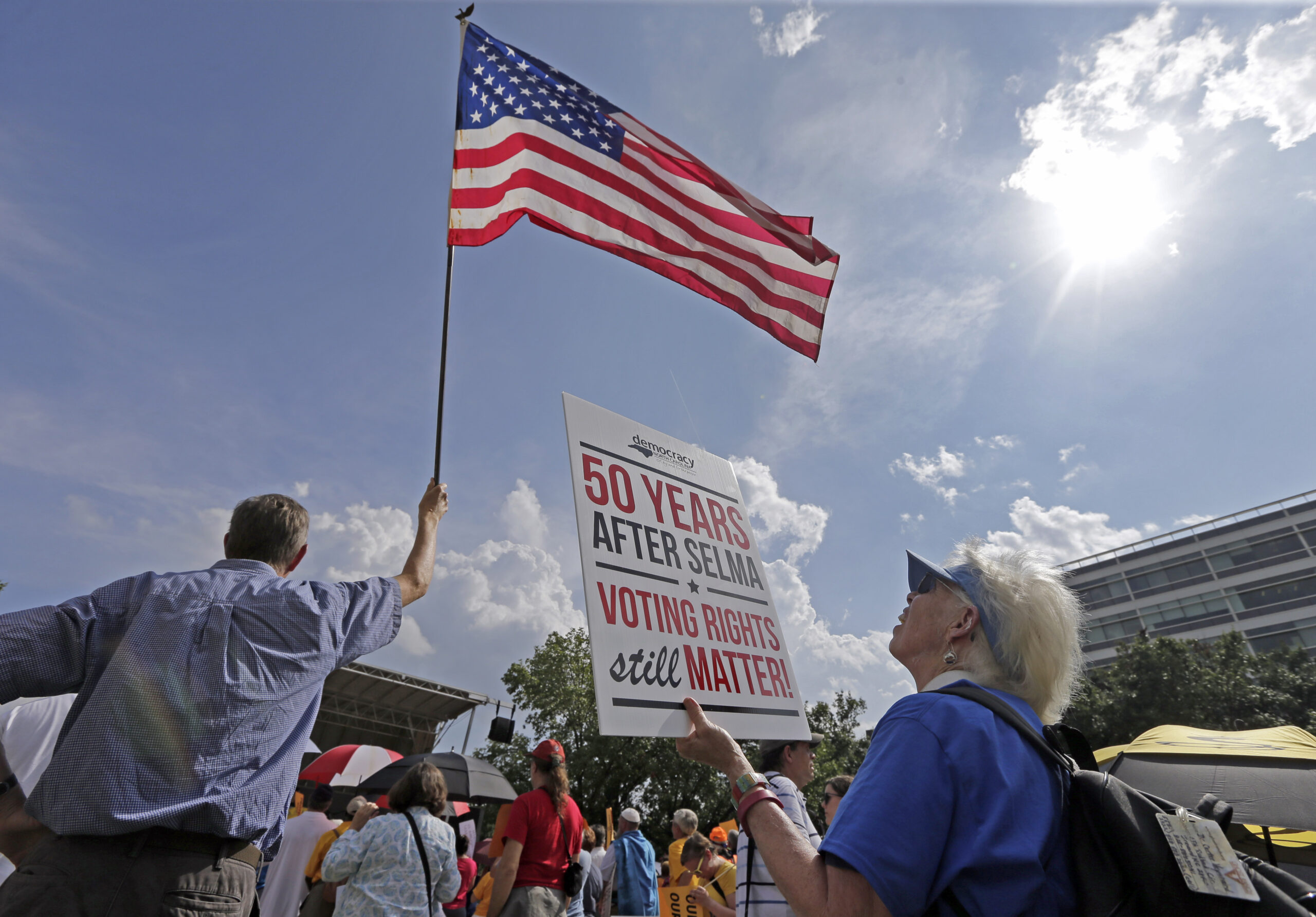 On 50th anniversary of Voting Rights Act, liberals push Republicans to debate voter ID