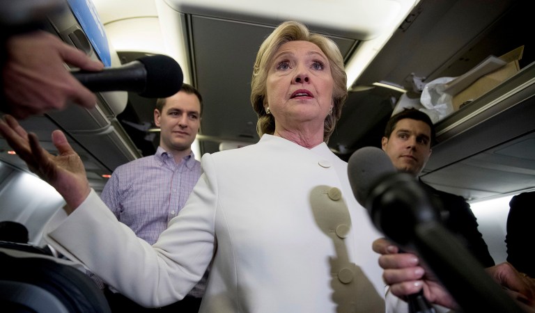 The letter was signed by the likes of longtime Clinton aide Huma Abedin, Clinton campaign chairman John Podesta, campaign manager Robby Mook, above, left, and campaign communications director Jennifer Palmieri. (AP Photo/Andrew Harnik)