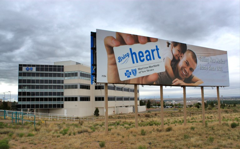 Blue Cross Blue Shield is pulling out, leaving two insurers to sell plans there next year. (AP Photo/Susan Montoya Bryan)