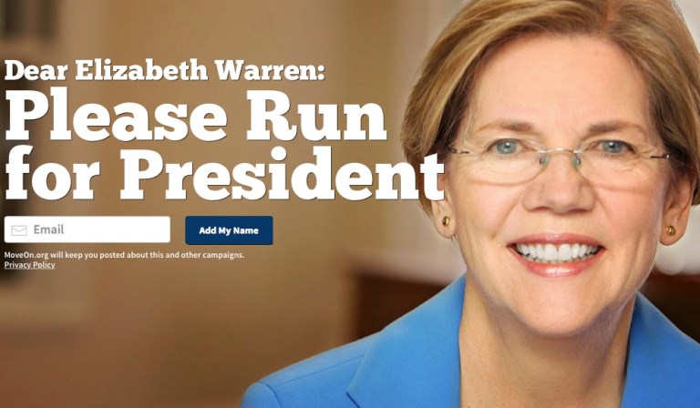 Draft Warren effort reaches 242,000, sets first New Hampshire rally