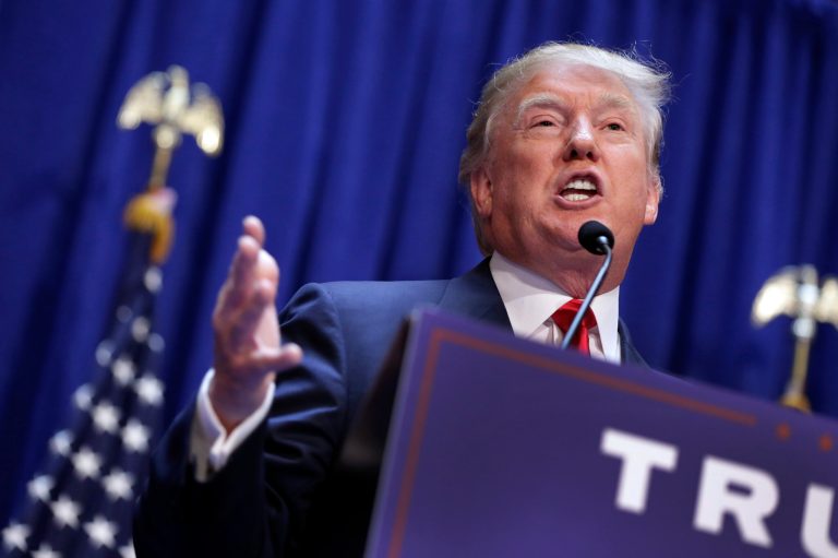 Donald Trump vows to bring back the millions of American jobs lost to China and other foreign competitors if voters put him in the White House. (AP Photo/Richard Drew)