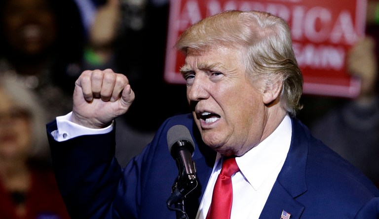 Finally, we have a president who agrees, who directed agencies to discard two regulations for every new one they created. (AP Photo/Gerry Broome)