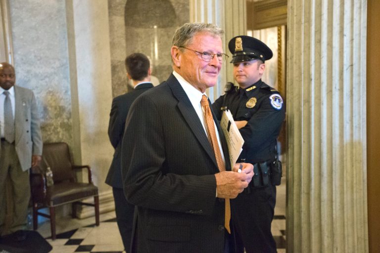 Sen. James Inhofe, R-Okla., argued that detainees were treated very well at Guantanamo Bay. (AP/J. Scott Applewhite)