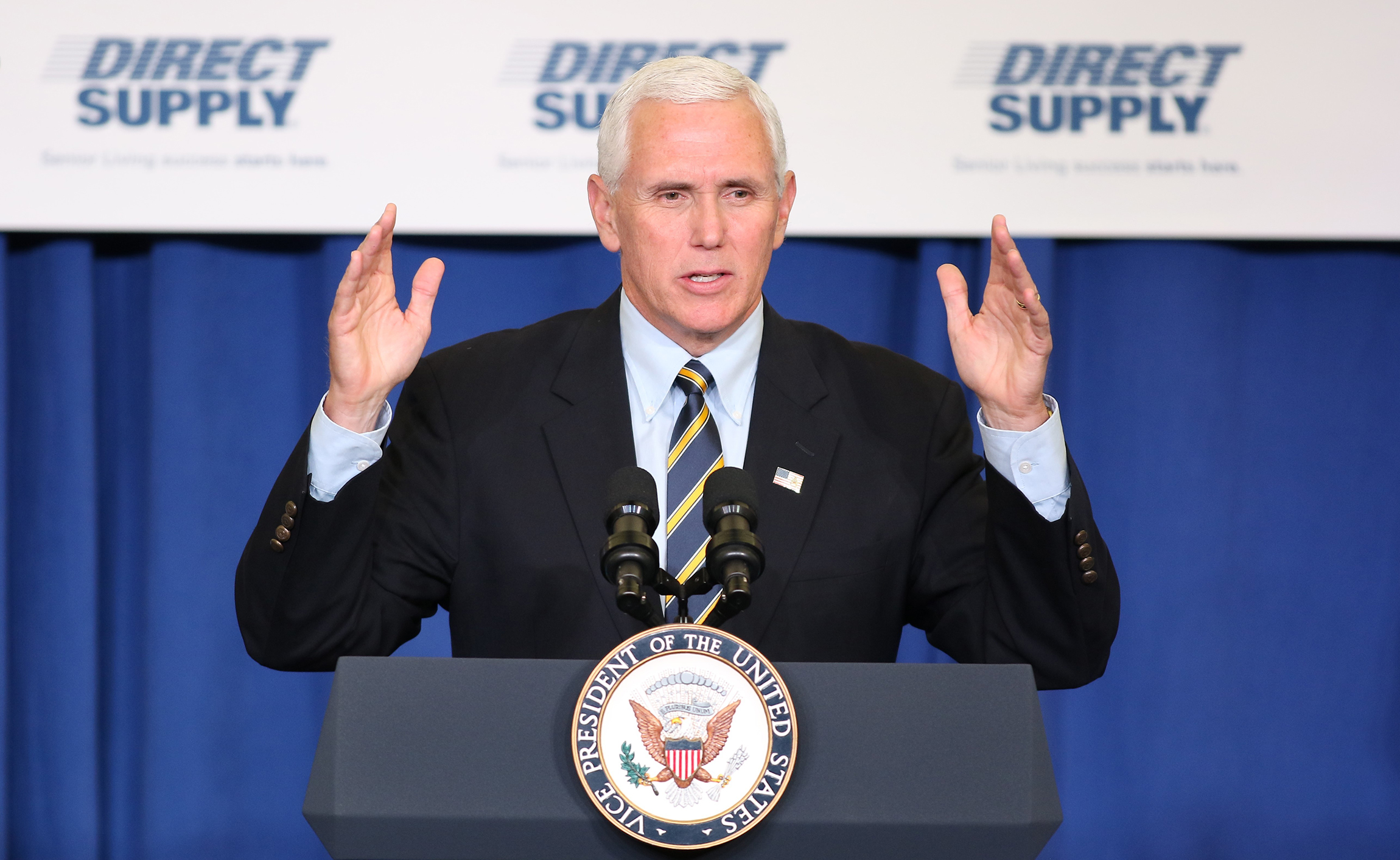 Mike Pence rips Democrats for not working with GOP on healthcare