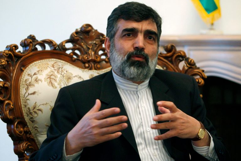 FILE - In this file photo taken Saturday, March 12, 2011, Iran's Deputy Foreign Minister Behrouz Kamalvandi speaks during a press conference in La Paz, Bolivia. Kamalvandi is on a two-day visit to Bolivia. As the IAEA team arrived in Tehran on Friday, Feb. 7, 2014, the state IRNA news agency cited Iranian atomic energy organization spokesman Kamalvandi as saying his country is ready to answer all questions raised by the U.N. agency. (AP Photo/Juan Karita, File)