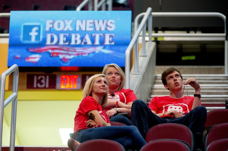 A new Fox News poll indicates the network's viewers don't plan to watch the seventh Republican debate. (AP Photo/Andrew Harnik)