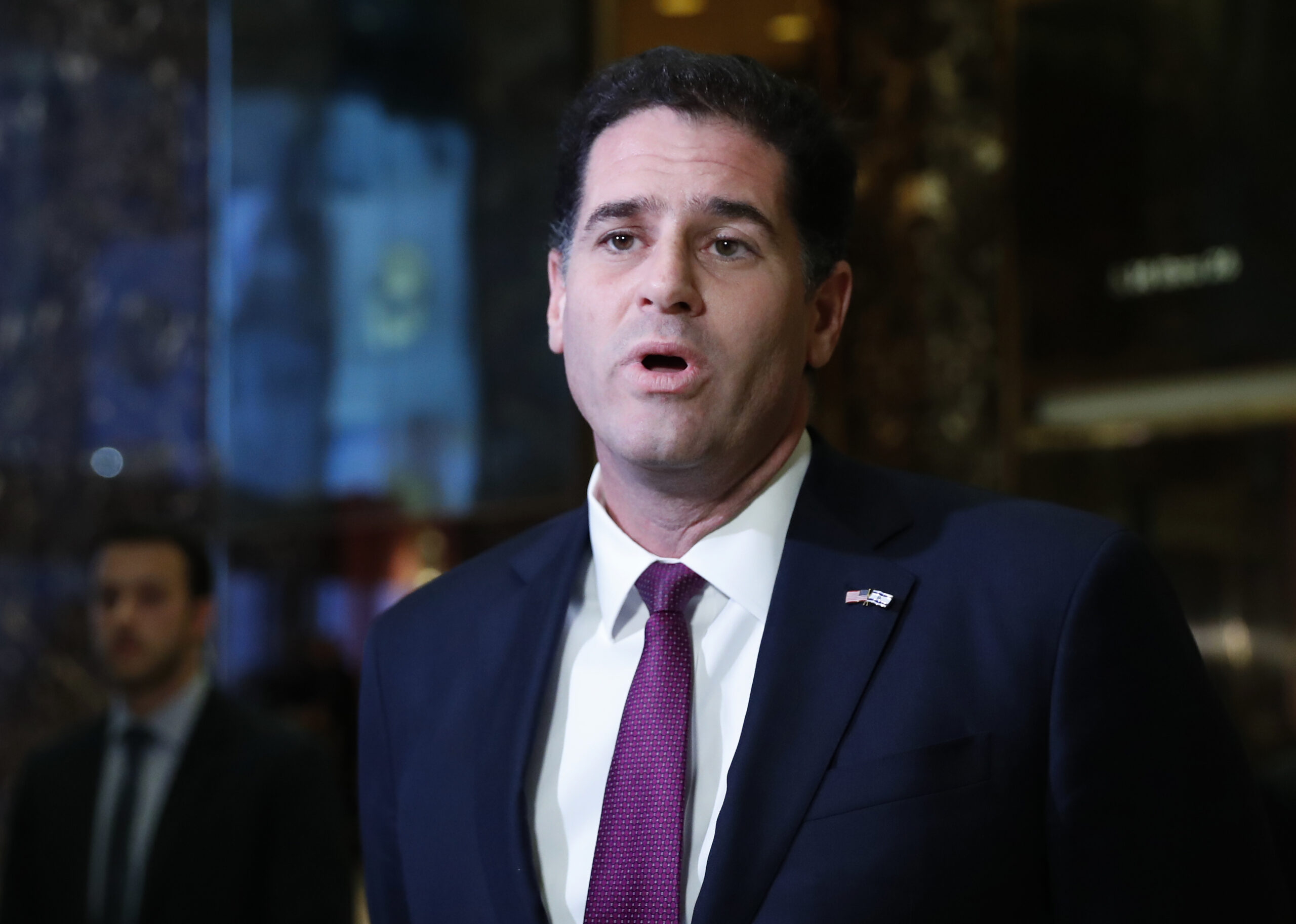 Israeli ambassador backs Trump plan for Jerusalem embassy