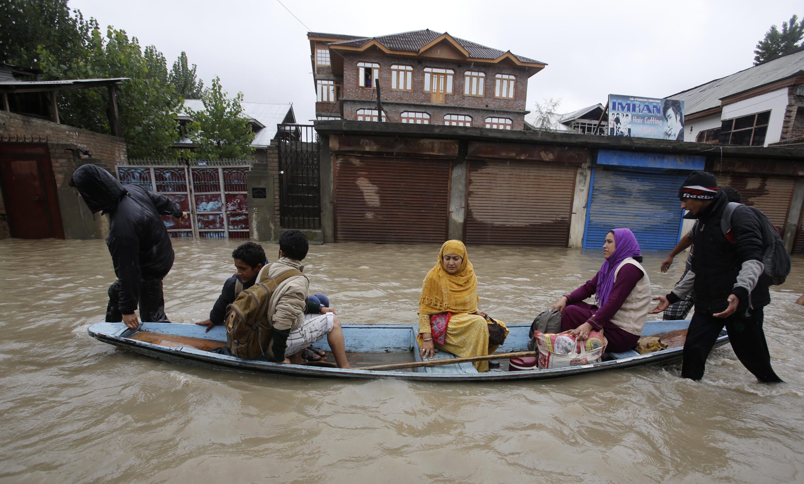 Bus swept away by stream in Kashmir; 50 missing