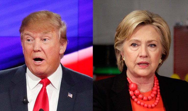 Is the Hilary Clinton campaign worried about this new, improved Donald Trump we've been seeing lately? (AP Photo)
