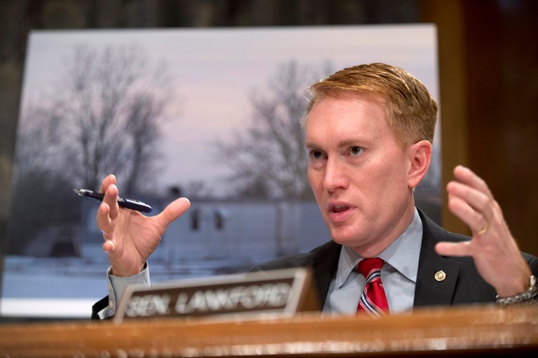 Sen. James Lankford wrote a letter to the Education Department's Office for Civil Rights rejecting OCR's justification and said he was 