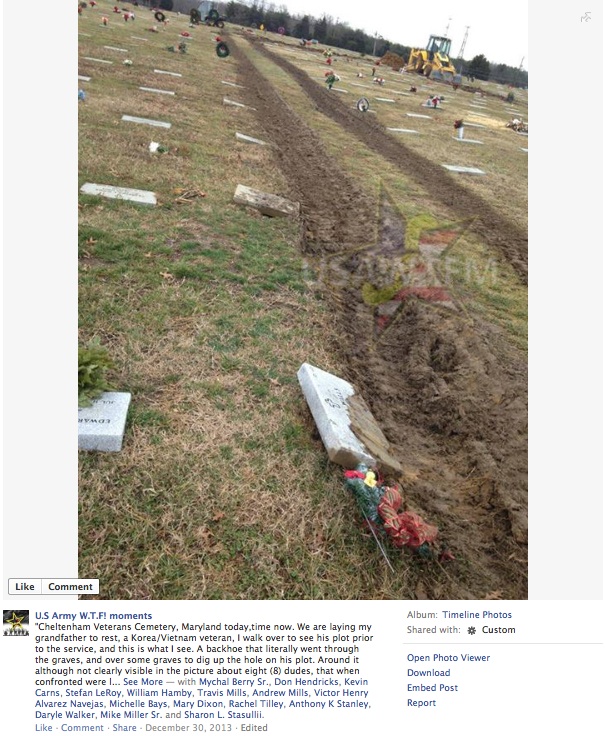 Alleged Vandalism at Veterans Cemetery Causes Controversy