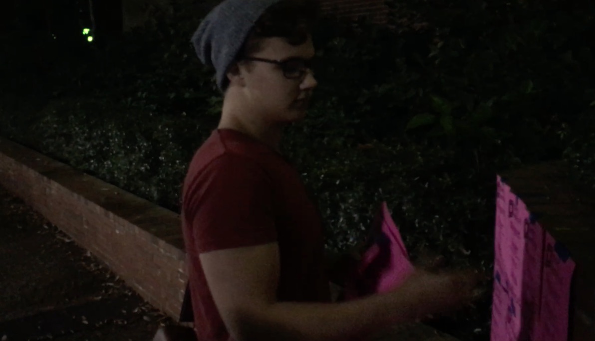 Anti-abortion student activist attacked after confronting vandal