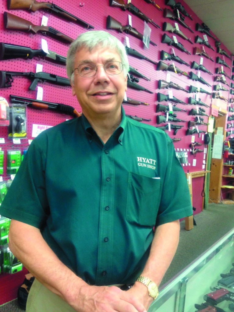 Larry Hyatt, owner of Hyatt Gun Shop in Charlotte, N.C.