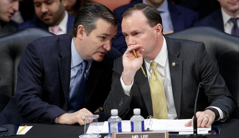 Asked if Lee was angered by Cruz's decision to go it alone, a source familiar with the thinking of the Utah Republican said 