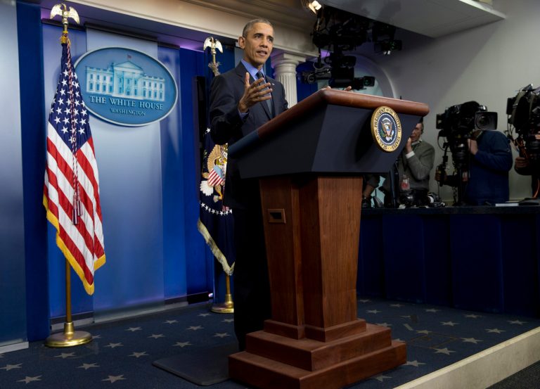 About 16 percent say some aspect of the United States' government, including President Obama, is the country's chief problem, according to a new Gallup survey. (AP Photo)