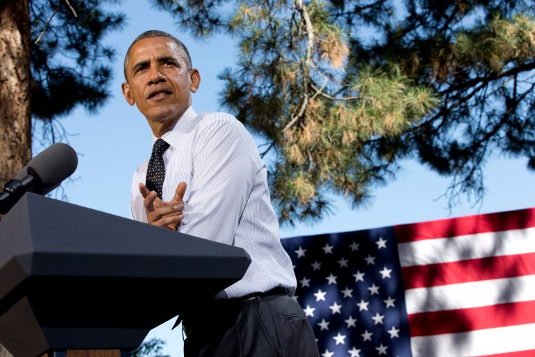 President Obama poked fun at GOP's plans to sue him over his use of executive actions. (AP Photo)