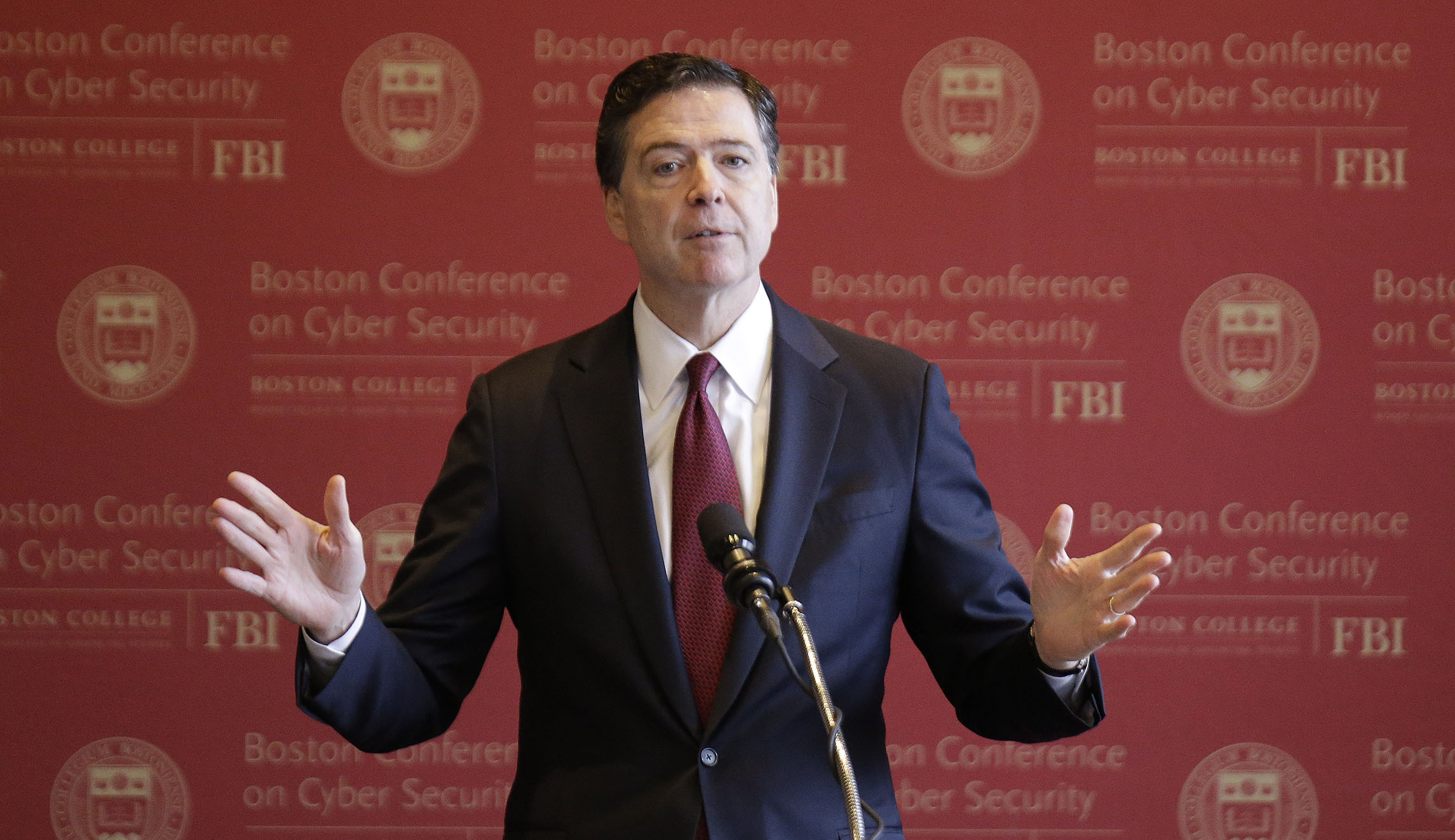 Far-right activist disrupts Comey book tour: ‘You’re going to get locked up’