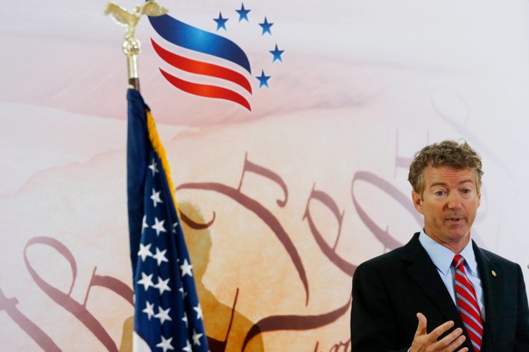 Kentucky Sen. Rand Paul on Thursday slammed the administration's funding and arming of Israel's foes, including Egypt, and said it is likely that if Muslim nations attack Israel as feared, American taxpayers might be partly responsible. (AP Photo/Charles Dharapak)