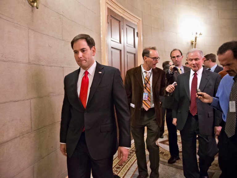 Sen. Marco Rubio says he'll introduce legislation to delay the penalty that can be assessed on individuals who don't buy insurance under the government's new health care law. (AP/J. Scott Applewhite)