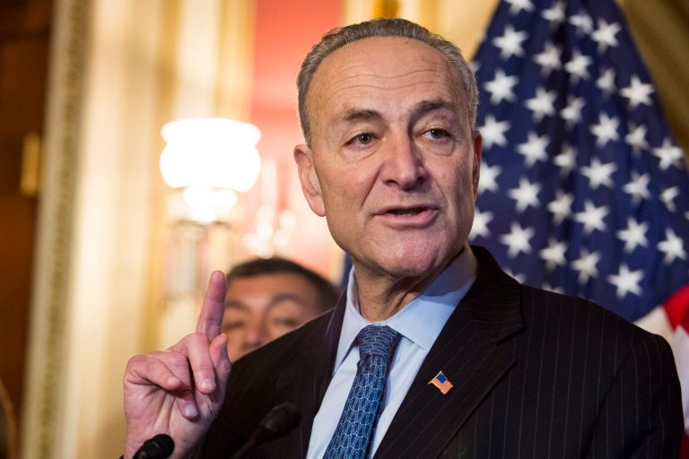 Sen. Charles Schumer was all but crowned successor to Senate Minority Leader Harry Reid Friday.
