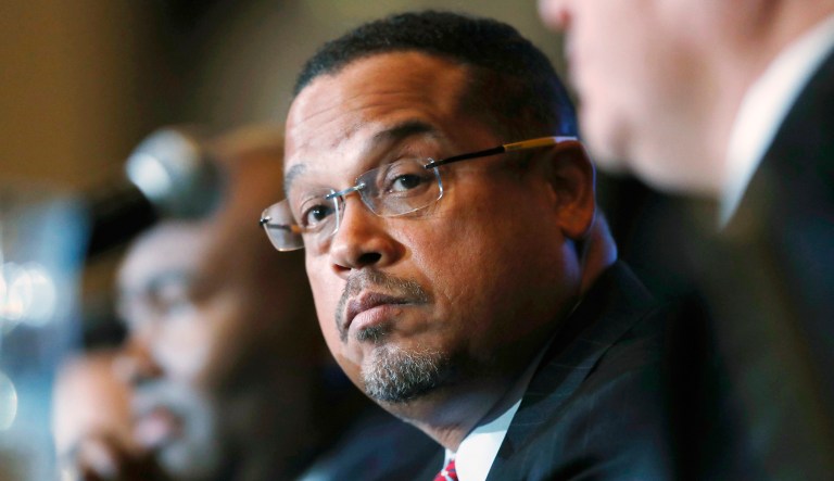 Ellison should know better than to abuse the tragedy of the Holocaust to make a political point. (AP Photo/David Zalubowski, File)