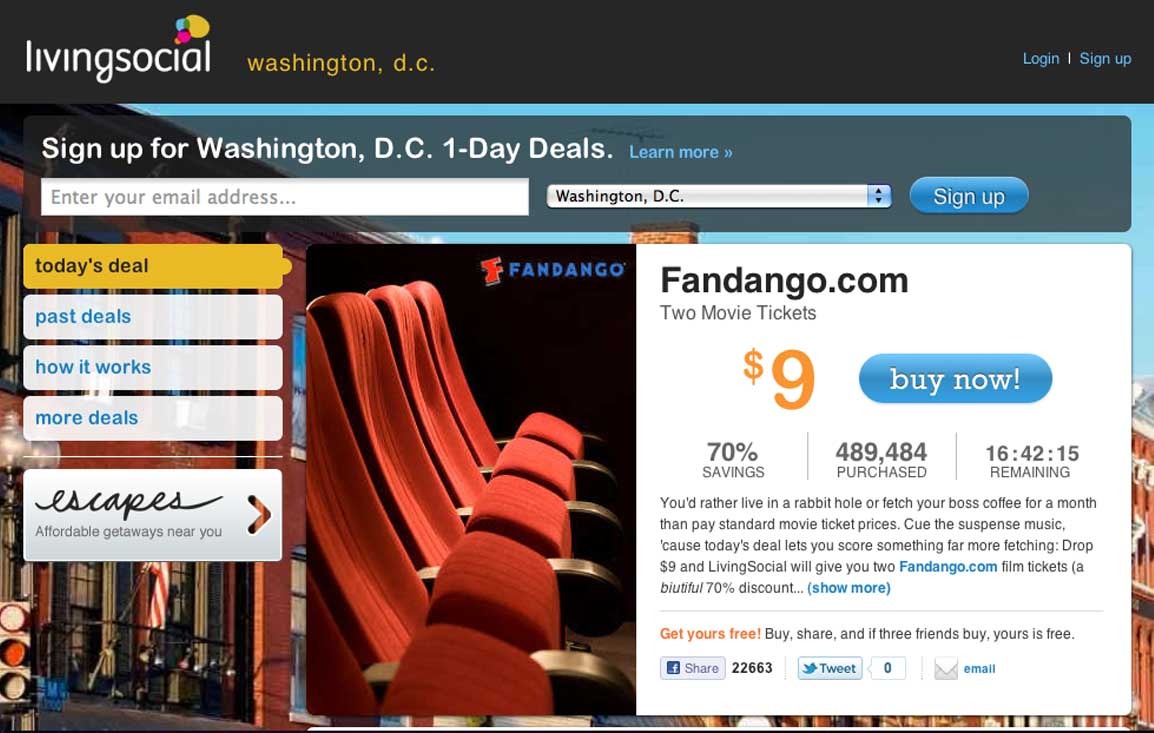 Music acts look to Groupon, LivingSocial for help