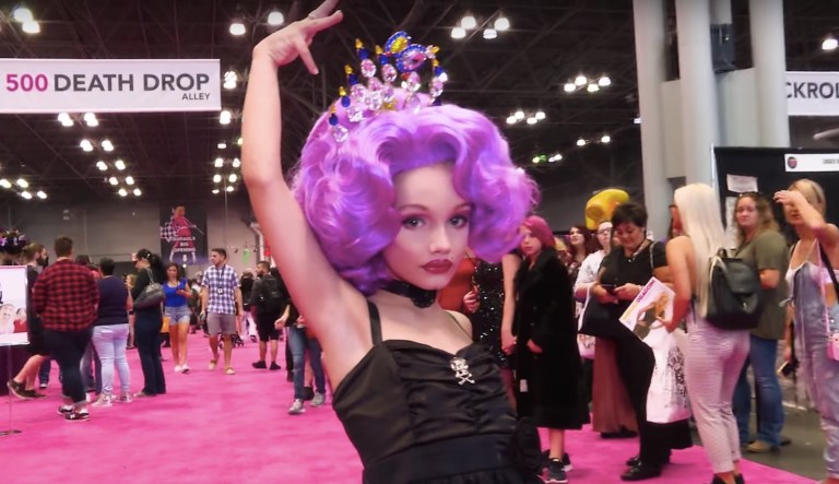 Queen Lactatia is the drag persona of an 8-year-old boy.