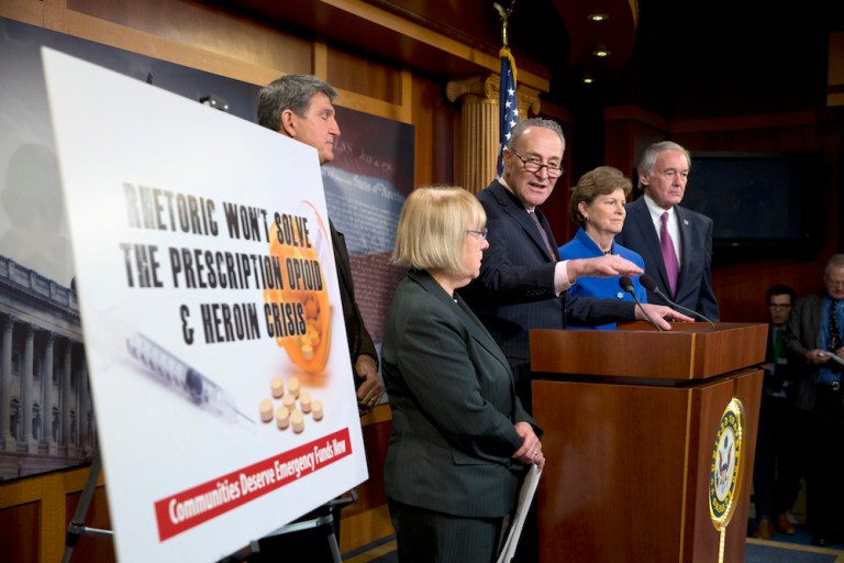 The bill contains $500 million in funding for the grants, which is offset from other programs. (AP Photo/Alex Brandon)