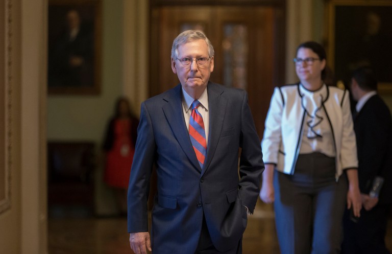 Senate Majority Leader Mitch McConnell said, 