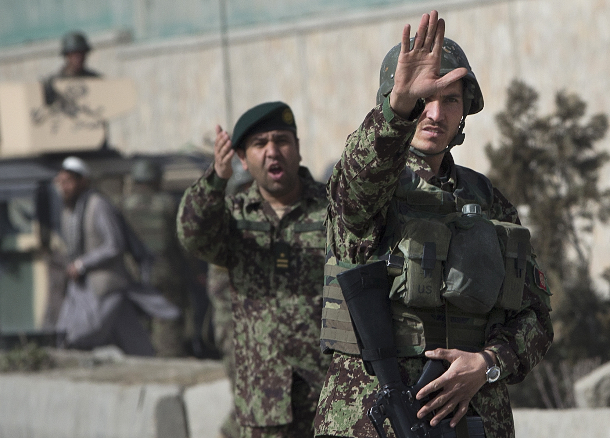 Afghan bombers strike during US official’s visit